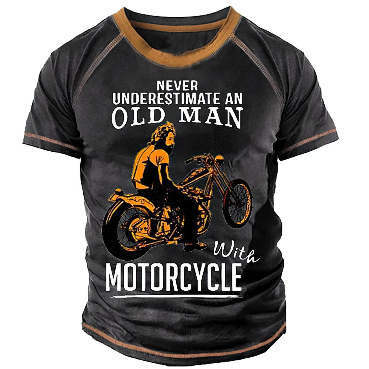The Rock Men Style T-shirts Motorcyle Graphic Short Sleeve Big Size S-4XL Men T shirt Vintage Fashion High Quailty Casual Wear